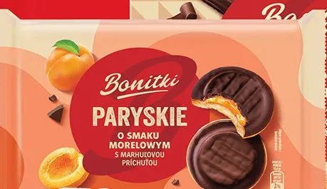 Ciastka paryskie o smaku morelowym w polewie kakaowej promocja w Biedronka