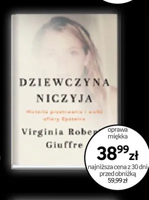Książka Dziewczyna niczyja Virginia Roberts Giuffre oprawa miękka promocja w Empik