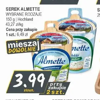 Serek Almette Hochland promocja w Słoneczko