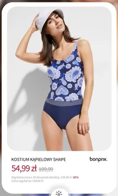 Kostium kąpielowy Shape Bonprix. promocja w bonprix