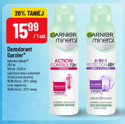 Dezodorant Garnier promocja w POLOmarket