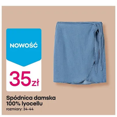 Spódnica damska 100% lyocellu promocja w Pepco
