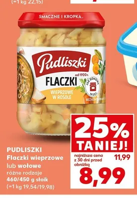 Flaczki wołowe w rosole Pudliszki promocja w Kaufland