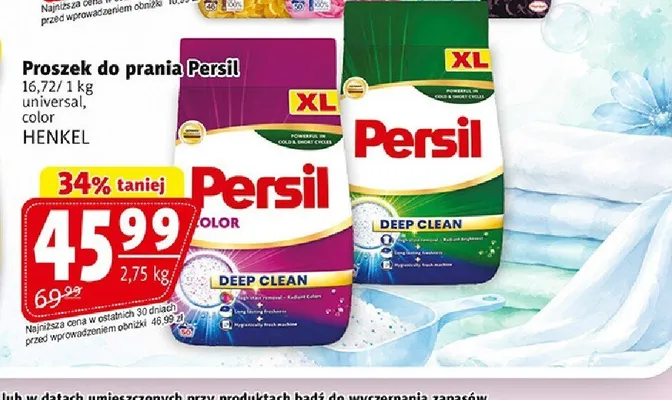 Proszek do prania Persil color promocja w Prim Market