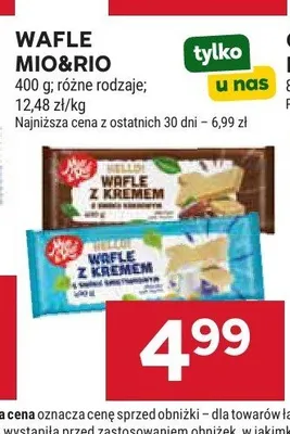 Wafle Mio&Rio promocja w Stokrotka