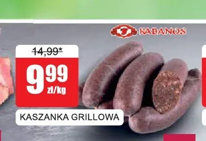 Kaszanka grillowa Kabanos promocja w Bingo
