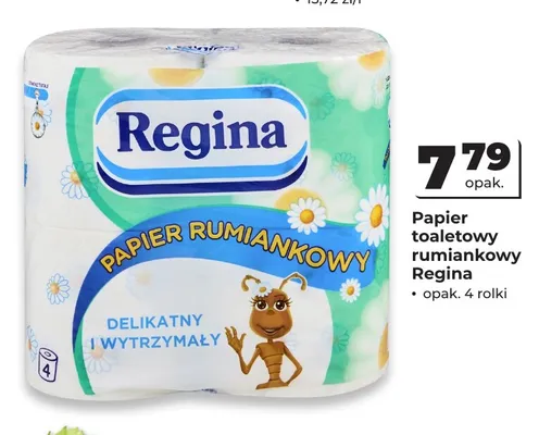Papier toaletowy rumiankowy Regina 4-pak promocja w Odido