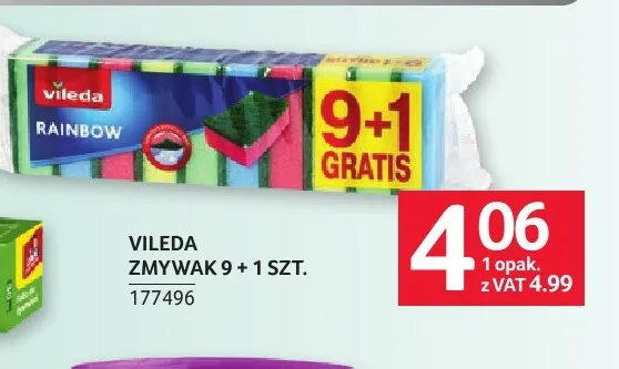 Zmywak Vileda 9+1 szt. promocja w Selgros
