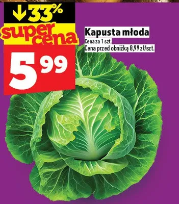 Kapusta młoda promocja w TOPAZ