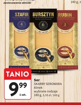 Ser Bursztyn Skarby Serowara klinek promocja w Intermarche