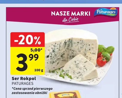 Ser Rokpol Pâturages promocja w Intermarche