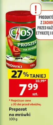 Preparat na mrówki C/OS promocja w Auchan
