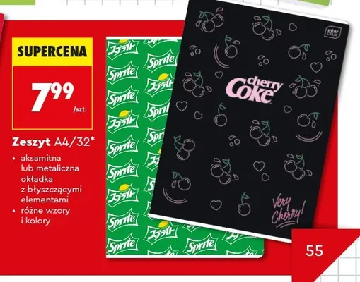 Zeszyt A4 32 kartki Interdruk promocja w Biedronka