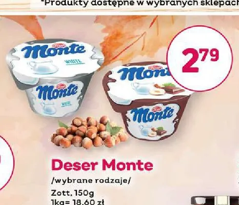 Deser Monte Zott promocja w Bliski