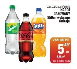 Napój gazowany Coca-Cola promocja w Tomi Markt