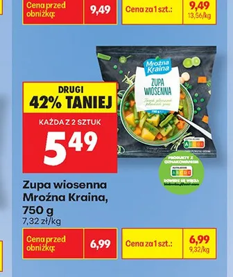 Zupa wiosenna Mroźna Kraina promocja w Biedronka