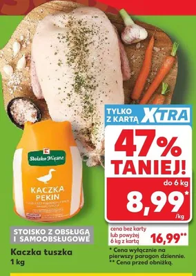 Kaczka tuszka Stoisko Mięsne promocja w Kaufland