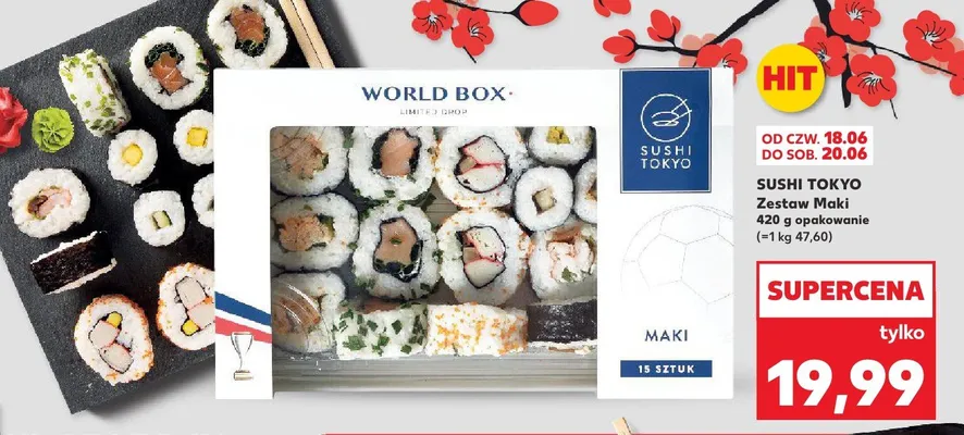 Zestaw maki Sushi Tokyo promocja w Kaufland