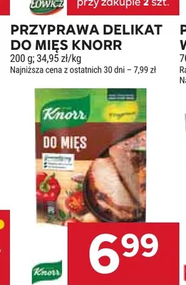 Przyprawa Delikat do mięs Knorr promocja w Stokrotka