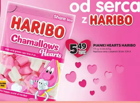 Pianki Hearts Haribo promocja w Stokrotka