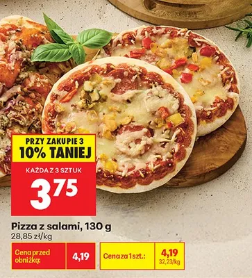 Pizza z salami promocja w Biedronka