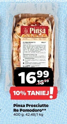 Pinsa Prosciutto Re Pomodoro promocja w Netto