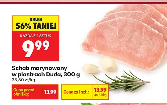 Schab marynowany w plastrach promocja w Biedronka