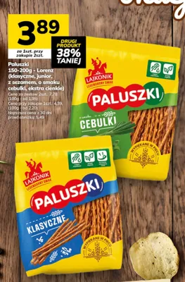Paluszki o smaku cebulki Lorenz promocja w Hitpol