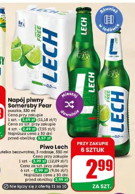 Piwo Lech promocja w Dino