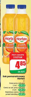 Sok pomarańczowy promocja w Dino