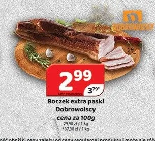Boczek extra paski Dobrowolscy promocja w Delfin