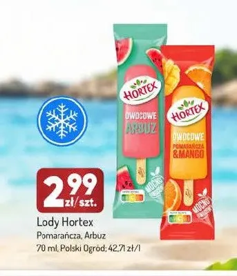 Lody Hortex Arbuz promocja w Avita