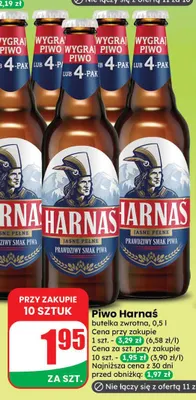 Piwo Harnaś promocja w Dino