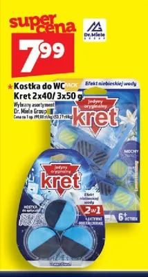 Kostka do WC Kret 2x40g promocja w TOPAZ