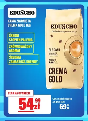 Kawa ziarnista Eduscho Crema Gold promocja w RTV EURO AGD