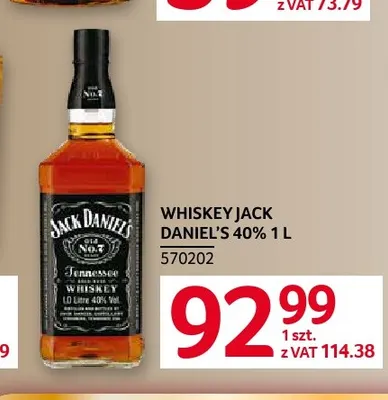 Whiskey Jack Daniel's promocja w Selgros