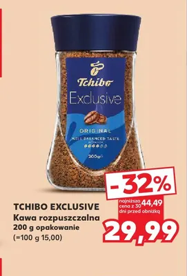 Kawa rozpuszczalna Tchibo Exclusive promocja w Kaufland