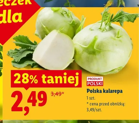 Polska kalarepa Ryneczek Lidla promocja w Lidl