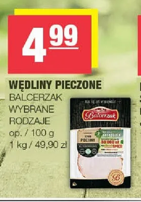 Wędliny pieczone Balcerzak promocja w SPAR