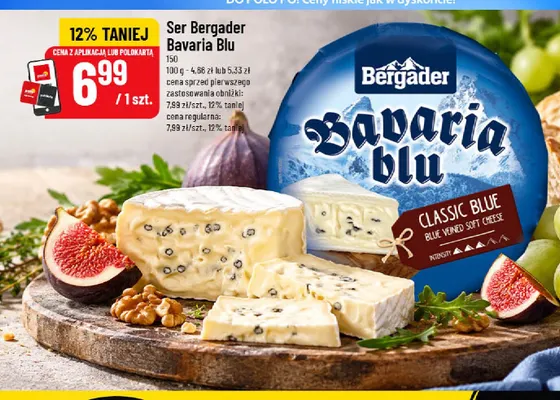 Ser Bergader Bavaria Blu Classic Blue promocja w POLOmarket