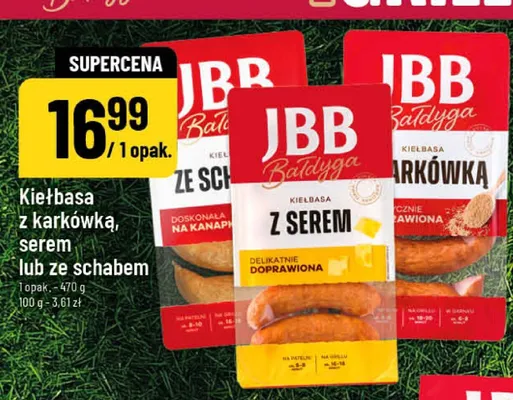 Kiełbasa ze schabem JBB Bałdyga promocja w POLOmarket