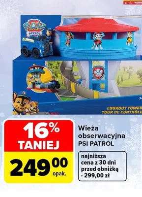 Wieża obserwacyjna Psi Patrol promocja w Carrefour