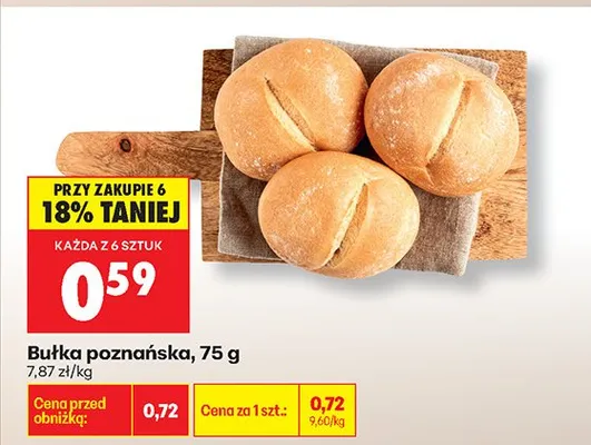 Bułka poznańska promocja w Biedronka