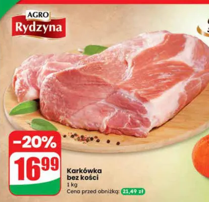 Karkówka bez kości promocja w Dino