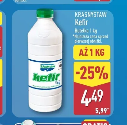 Kefir Krasnystaw promocja w Aldi