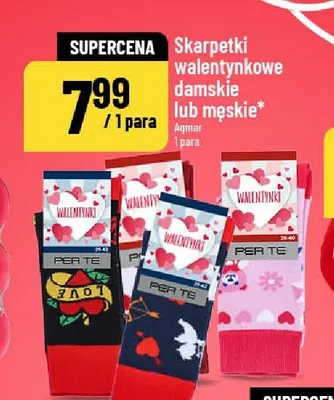 Skarpetki walentynkowe damskie różne rodzaje promocja w POLOmarket