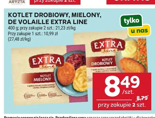 Kotlet de volaille Extra Line promocja w Stokrotka