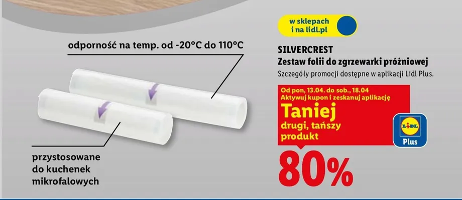 Zestaw folii do zgrzewarki próżniowej promocja w Lidl