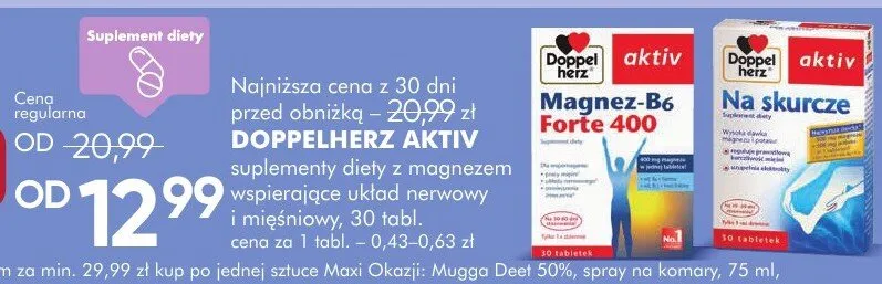 Suplement diety Doppelherz Aktiv 60 kaps promocja w Super-Pharm