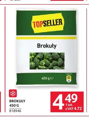 Brokuły Topseller promocja w Selgros